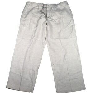 Tommy Bahama Relax 100% Linen Pants Mens XXL (FITS 40 X 27) Light Beige Beach